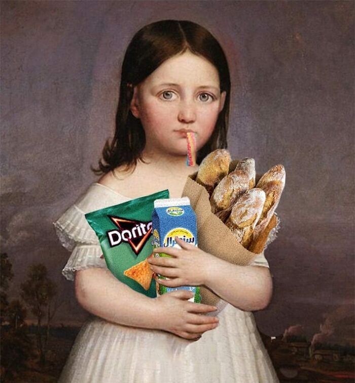 I Am A Graphic Designer And Collage Artist And I Make Fun Mashups Of Classical Paintings And Pop Culture (30 Pics)
