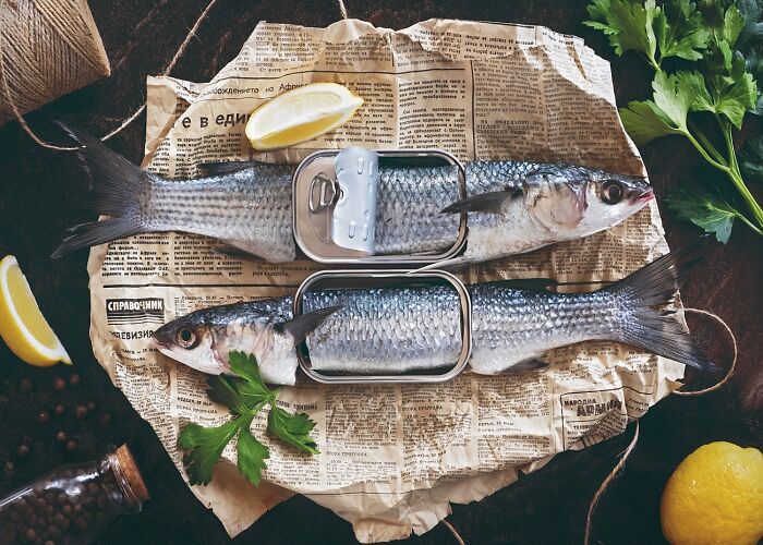 ¡Pescado, enlatado!