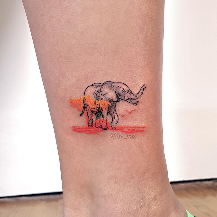 This Artist Creates Tattoos That Are A Combination Of “Where I Want To Be And Where I Actually Am,” And Here Are 20 Of The Best Ones