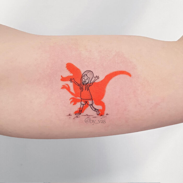 This Artist Creates Tattoos That Are A Combination Of “Where I Want To Be And Where I Actually Am,” And Here Are 20 Of The Best Ones