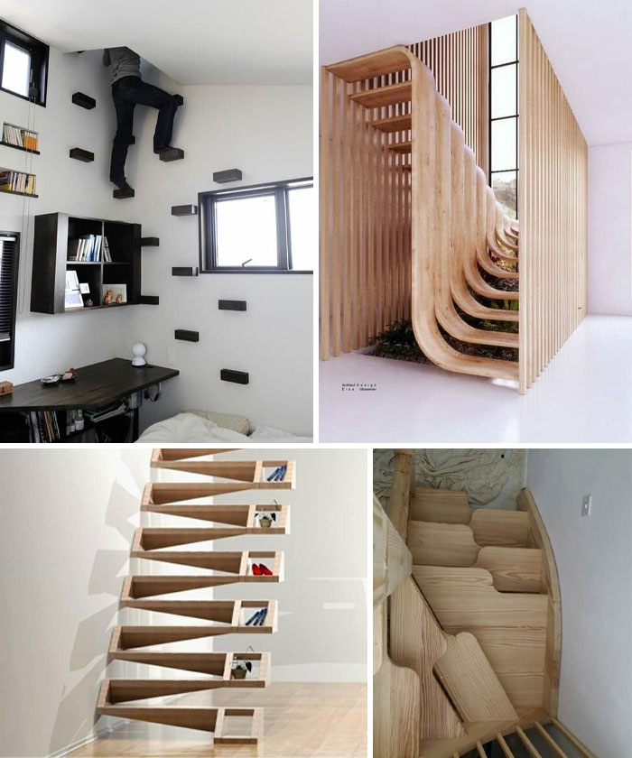 Señor, enséñeme escaleras diseñadas por arquitectos que odian a los borrachos
