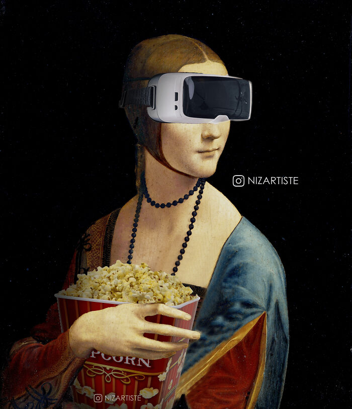 I Am A Graphic Designer And Collage Artist And I Make Fun Mashups Of Classical Paintings And Pop Culture (30 Pics)