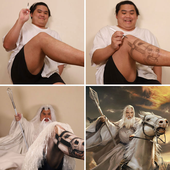 Low-Cost Cosplay Guy Strikes Again, And Here Are 50 Of His Most Creative, Yet Unhinged Costumes (New Pics)