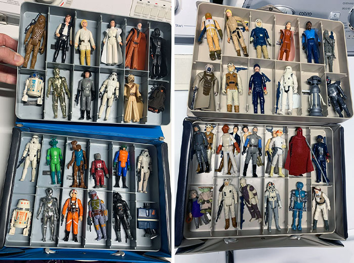 Mi tío me acaba de enseñar su colección de Star Wars de la vieja escuela