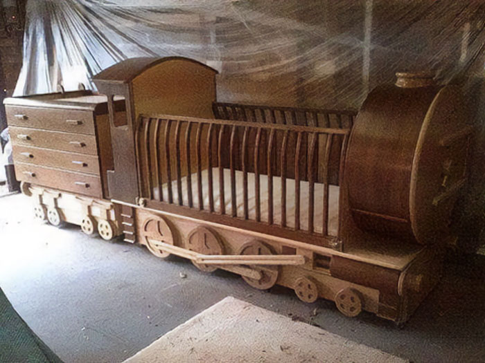 Bonita cama para un niño