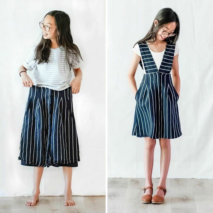 Mom Transforms 30 Old And Ugly Pieces Of Clothing To Save Money, And The Result Gains Her 296k Instagram Followers