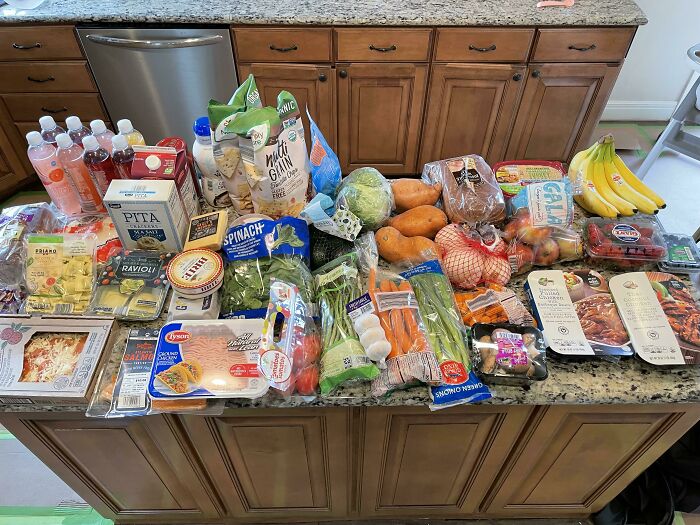 123 dólares en alimentos en Missouri, EE.UU.
