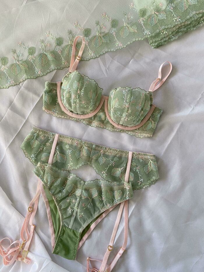¡Hice este conjunto de lencería para el cumpleaños de una amiga!