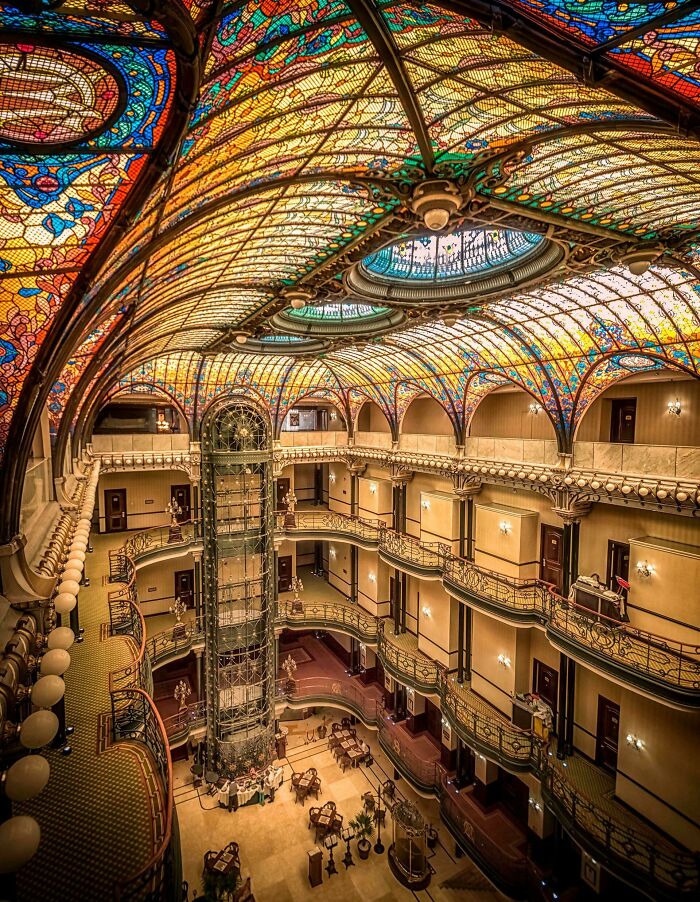Hotel con techo de vitrales - Gran Hotel Ciudad de México, Ciudad de México