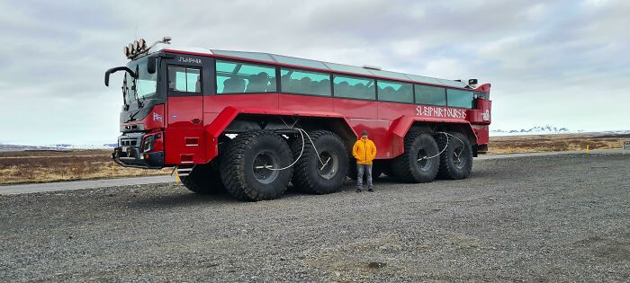 Vi este monstruo en Islandia. ¡Qué unidad absoluta! 