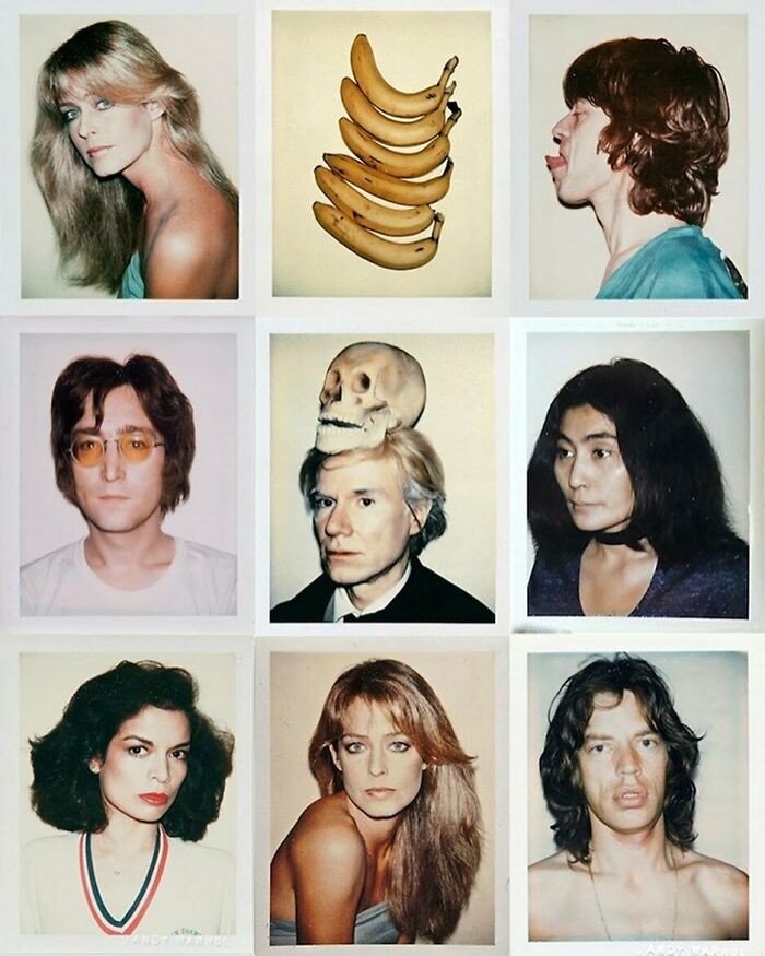 Algunas de las fotografías polaroid de Andy Warhol entre los años 70 y 80