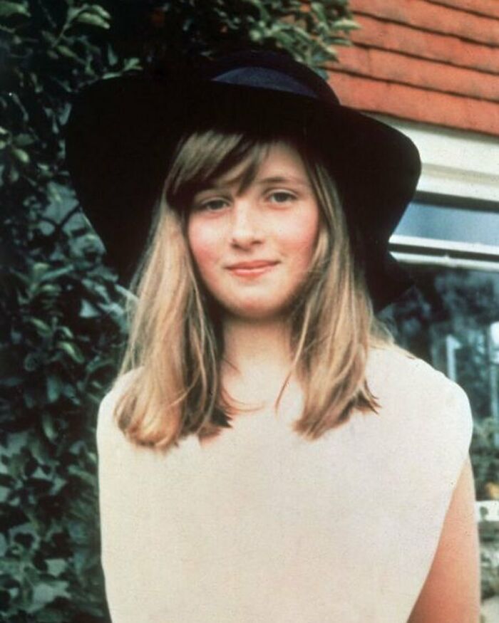 Una joven Princesa Diana en la década de 1970