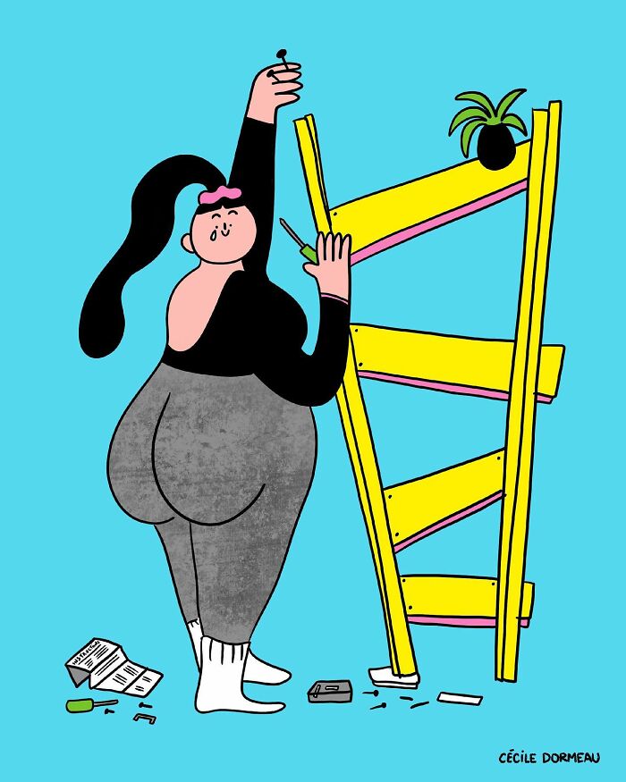 French Artist Creates Illustrations That Challenge Society’s Standards For Women (32 New Pics)