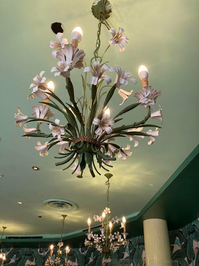 Estos candelabros de restaurante