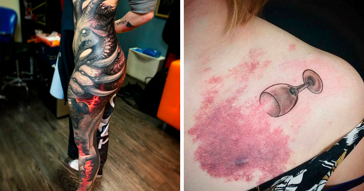 45 Personas que decidieron hacerse tatuajes de locura, compartidos en esta cuenta de Instagram