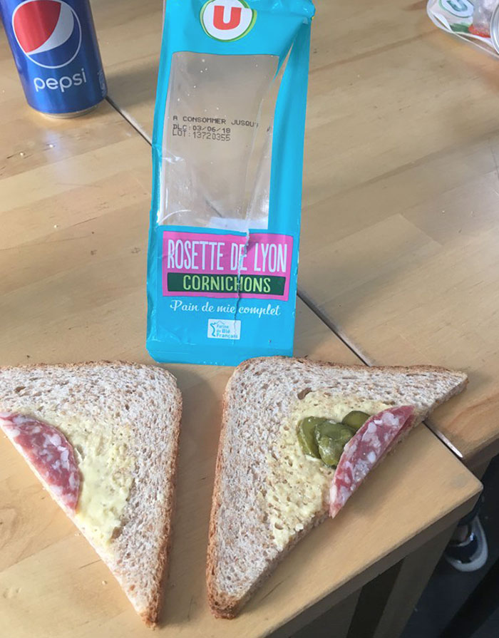 Sándwich francés engañoso