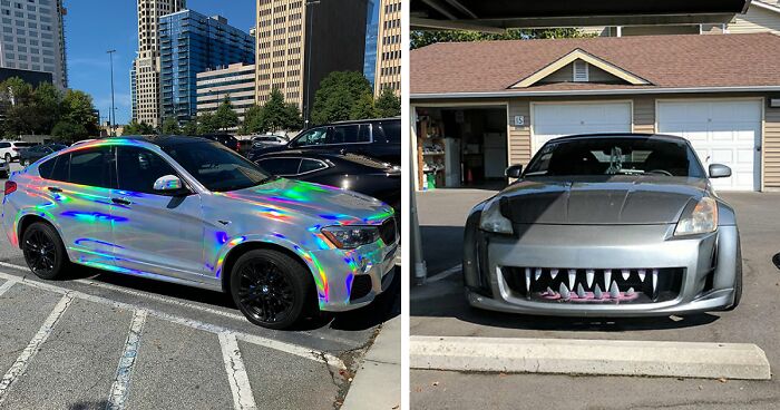40 Coches muy divertidos que se encontró la gente en la calle y había que fotografiar