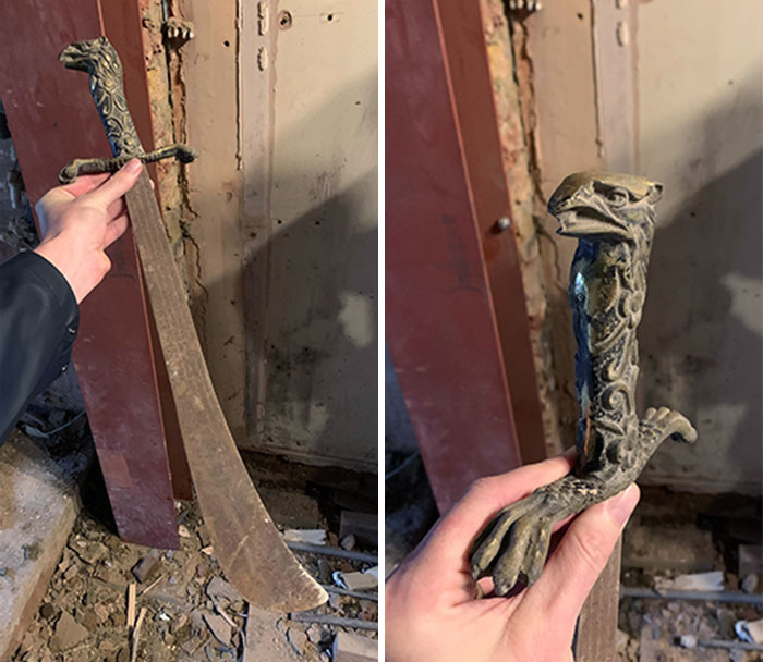 Este hallazgo durante la remodelación