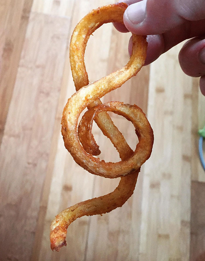 Una vez encontré una clave de sol en mis patatas fritas de Arby's