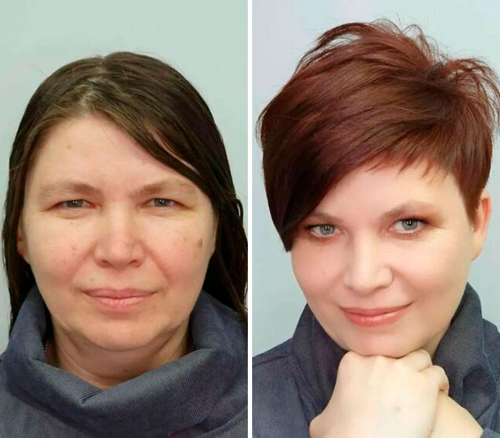 A Makeup Artist And Hairstylist Post 30 Before-And-After Shots Of Clients Who Told Them To 