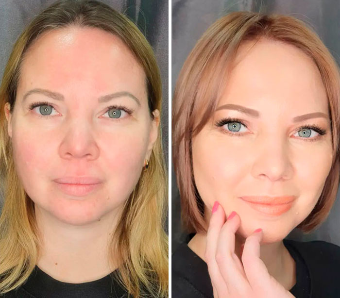 A Makeup Artist And Hairstylist Post 30 Before-And-After Shots Of Clients Who Told Them To 