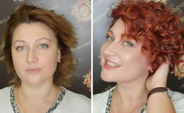 A Makeup Artist And Hairstylist Post 30 Before-And-After Shots Of Clients Who Told Them To 
