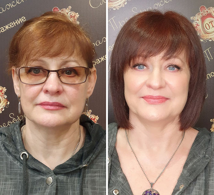 A Makeup Artist And Hairstylist Post 30 Before-And-After Shots Of Clients Who Told Them To 