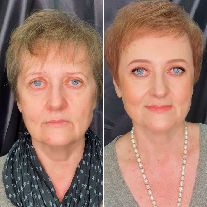 A Makeup Artist And Hairstylist Post 30 Before-And-After Shots Of Clients Who Told Them To 