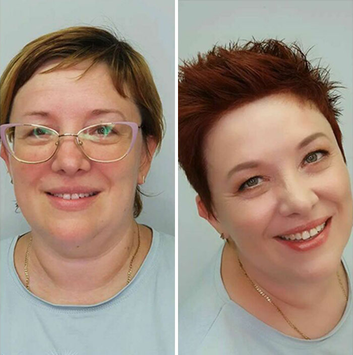 A Makeup Artist And Hairstylist Post 30 Before-And-After Shots Of Clients Who Told Them To 