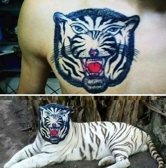 "Tattoo Fails": 50 Times People Didn’t Even Realize How Bad Their Tattoos Were