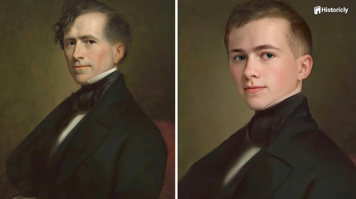 Franklin Pierce reimaginado como un adolescente