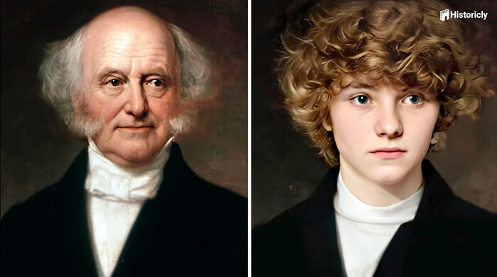 Martin Van Buren reimaginado como un adolescente