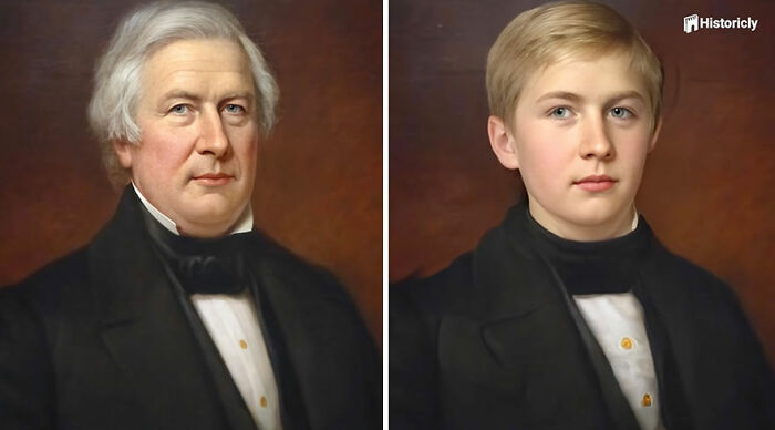 Millard Fillmore reimaginado como un adolescente