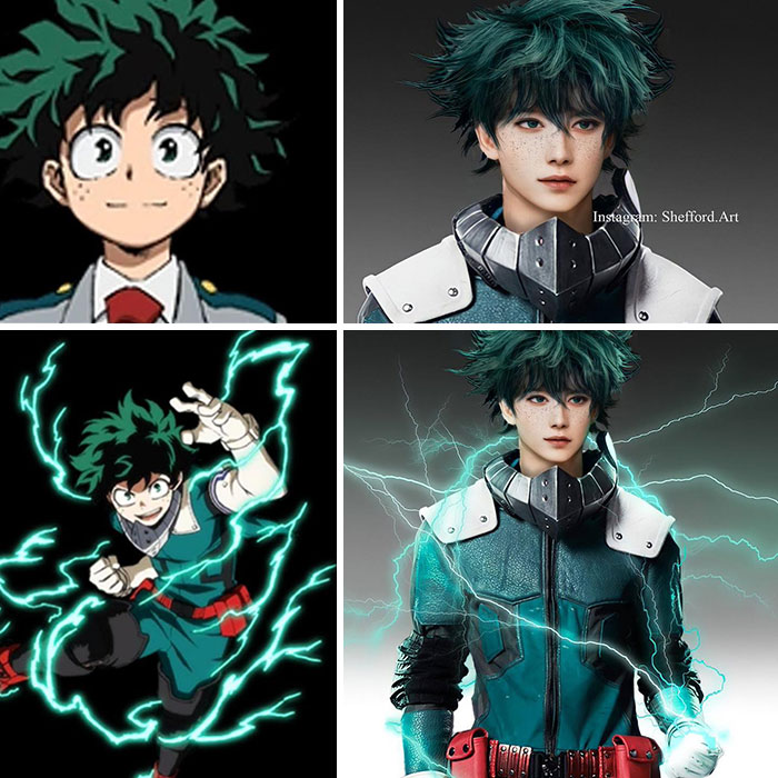 Izuku Midoriya (Deku) de My Hero Academia