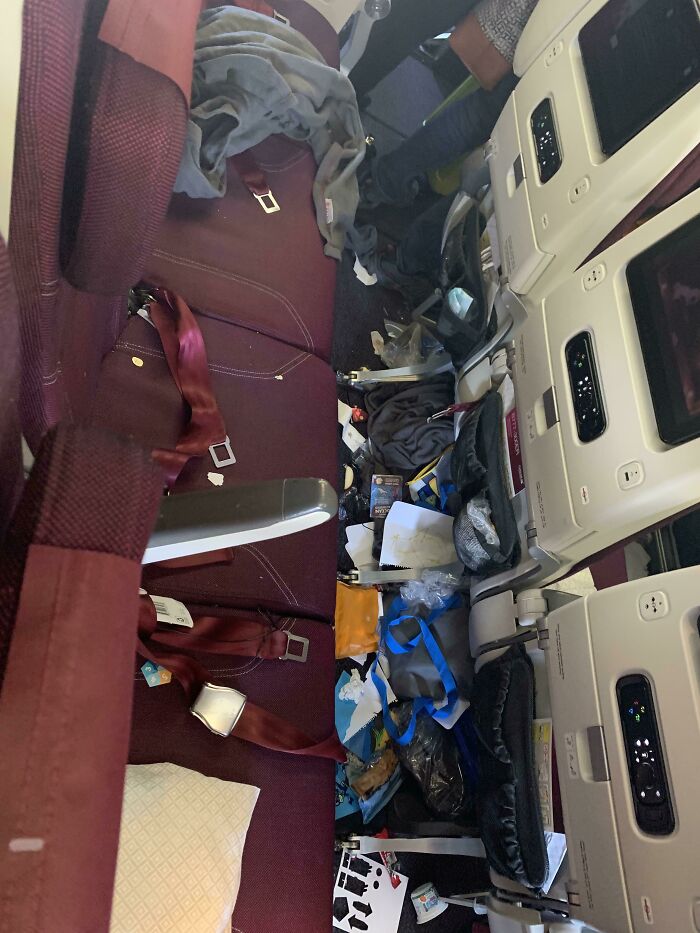 Las personas que estaban delante de mí en mi vuelo a casa