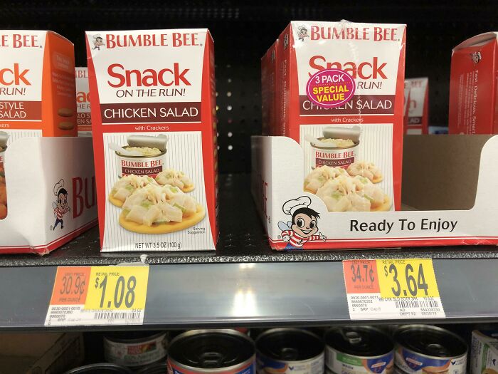 Las matemáticas de Walmart son difíciles. Además, esa era la última de las cajas individuales