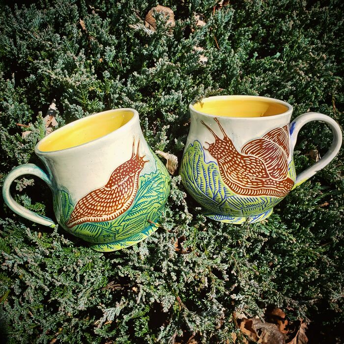 Soy ceramista y me dijeron que publicara esto aquí. ¡Espero que las tazas hechas a mano sean bienvenidas!