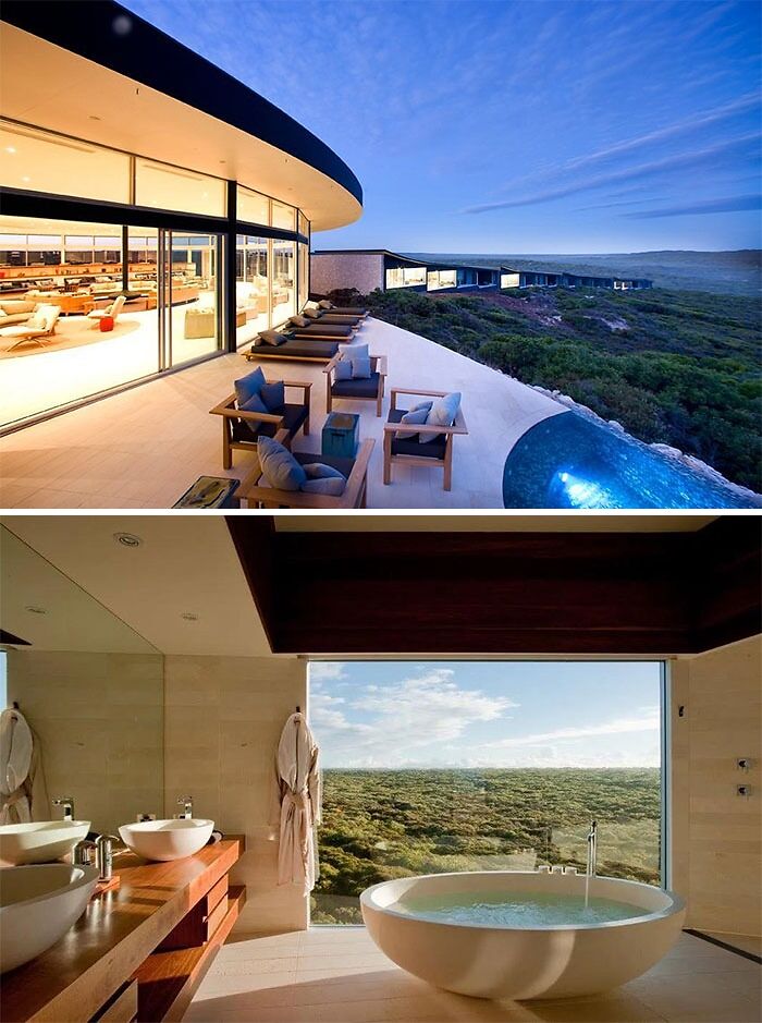 Cabaña del océano del sur, Isla Canguro, Australia