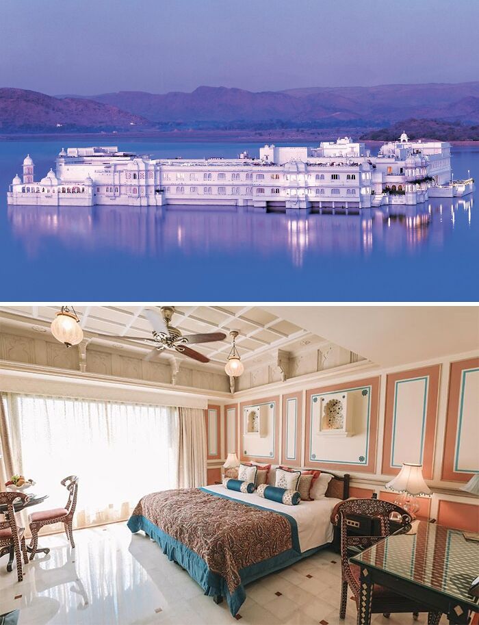 Palacio del lago Taj, India