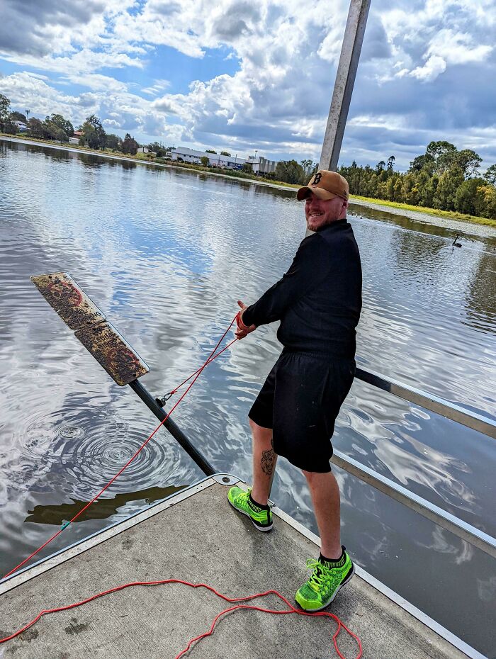 Después de una hora de pesca magnética pedí una señal y esto es lo que recibí