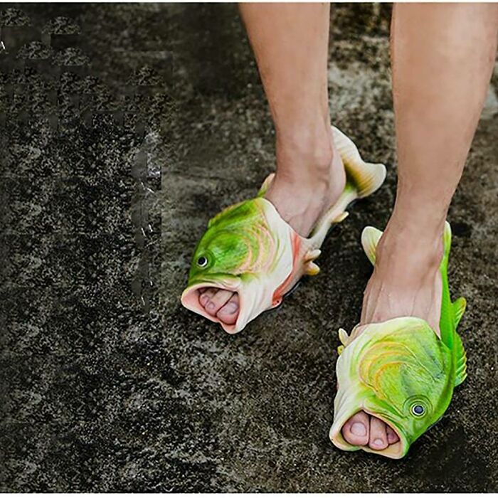 Chanclas de pescado