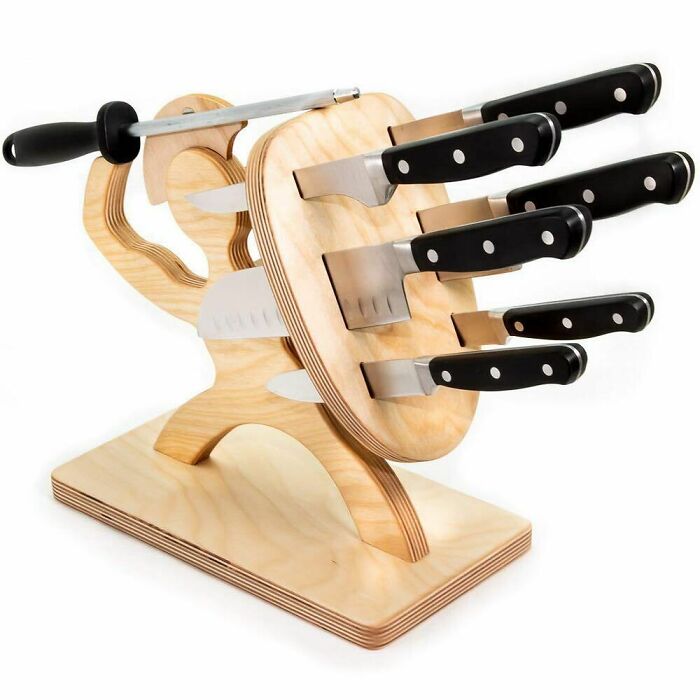 Soporte para cuchillos de espartano