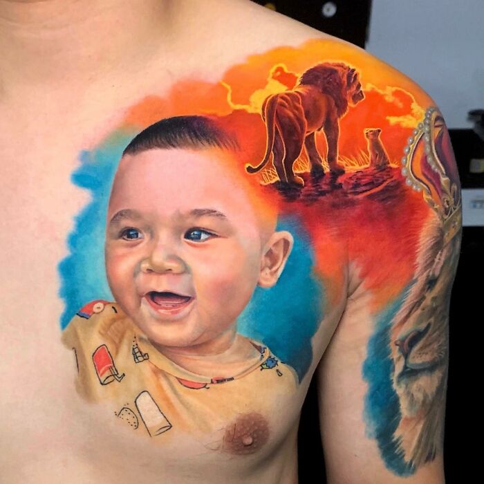 30 Hyper-Realistic Tattoos That Look Like They’ve Been Imprinted On The Skin