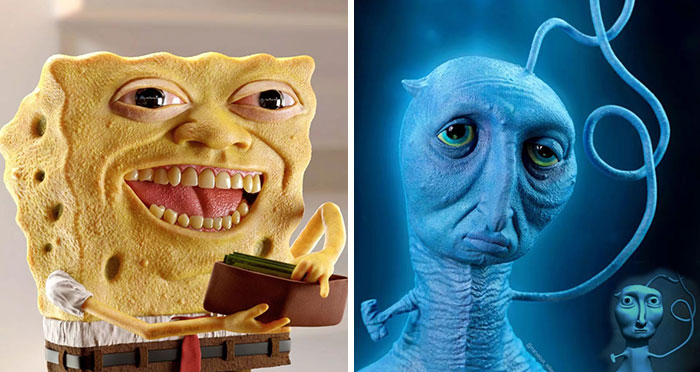 30 Inquietantes versiones digitales de personajes de animación y memes que «arruinarán» tu infancia (nuevas imágenes)