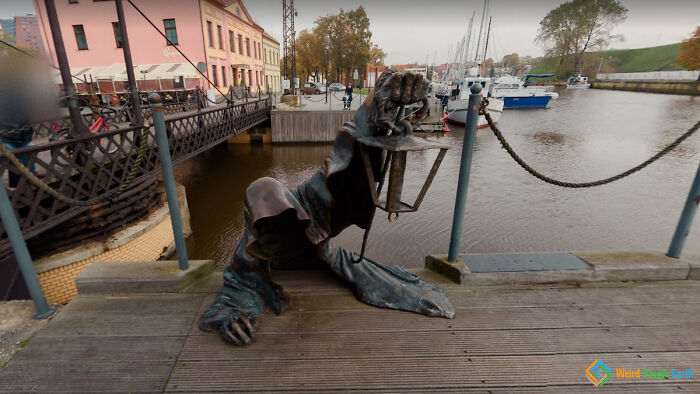 El especto negro. Klaipeda, Lituania