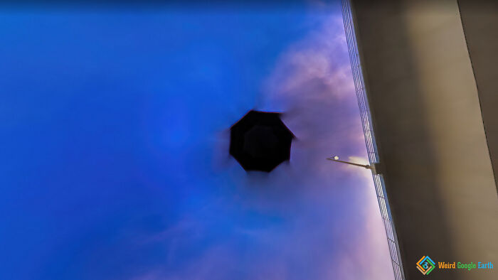 Agujero negro en el cielo. Stuart, Florida, EEUU