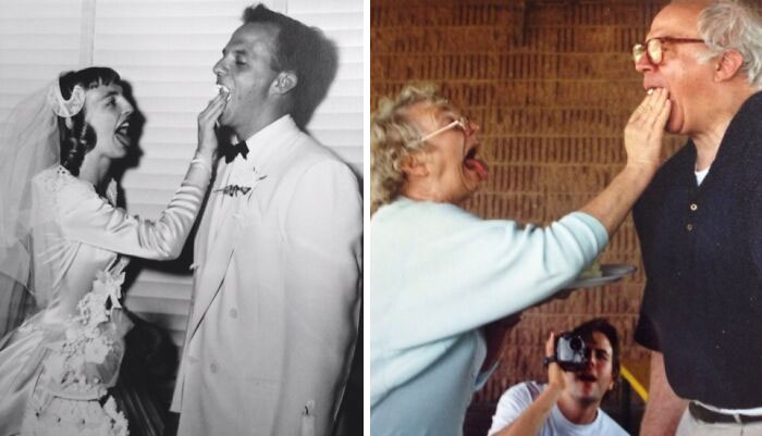 Mis abuelos. Antes y ahora