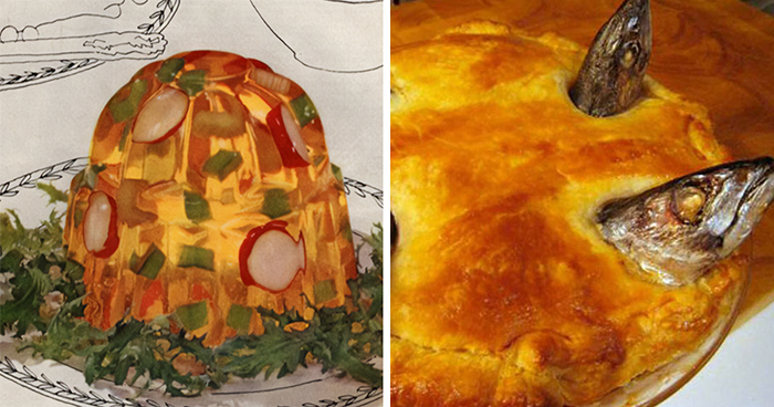 26 Recetas antiguas muy cuestionables que muestran la extravagancia de los platos del pasado