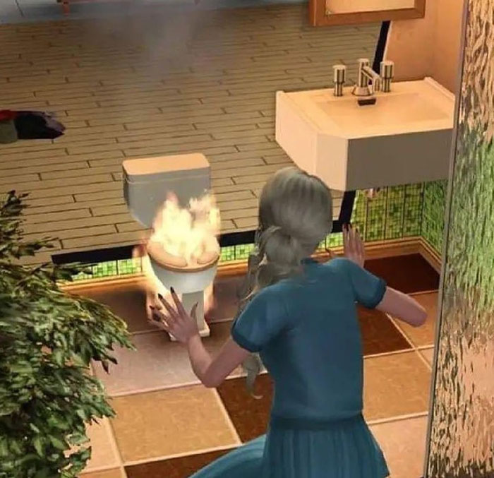 When You Had Spicy Food For Dinner