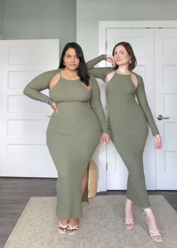 Two Friends Show How The Same Clothes Look On Their Different Bodies (30 New Pics)